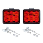 2 PCS ZS-7013 3 inch 9LEDs Strobe Waterproof Car / Truck Warning Light