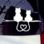 20 PCS Car Body Bumper Cat Vinyl Decal Window Sticker, Size: 17.8x10.8cm
