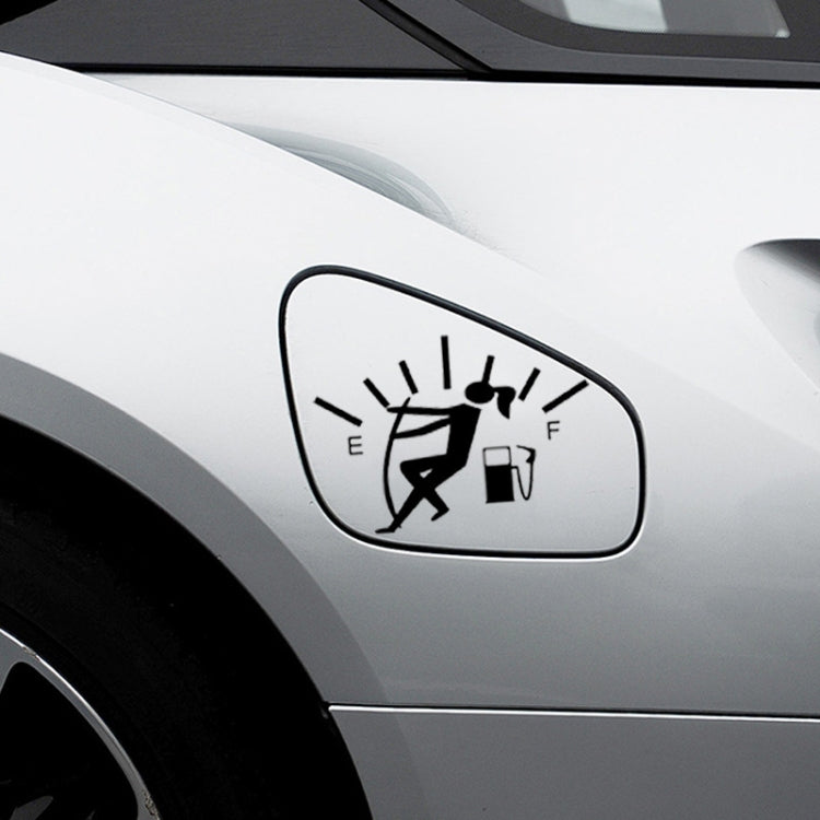 Female Pull Fuel Tank Pointer To Full Hellaflush Reflective Vinyl Car Sticker