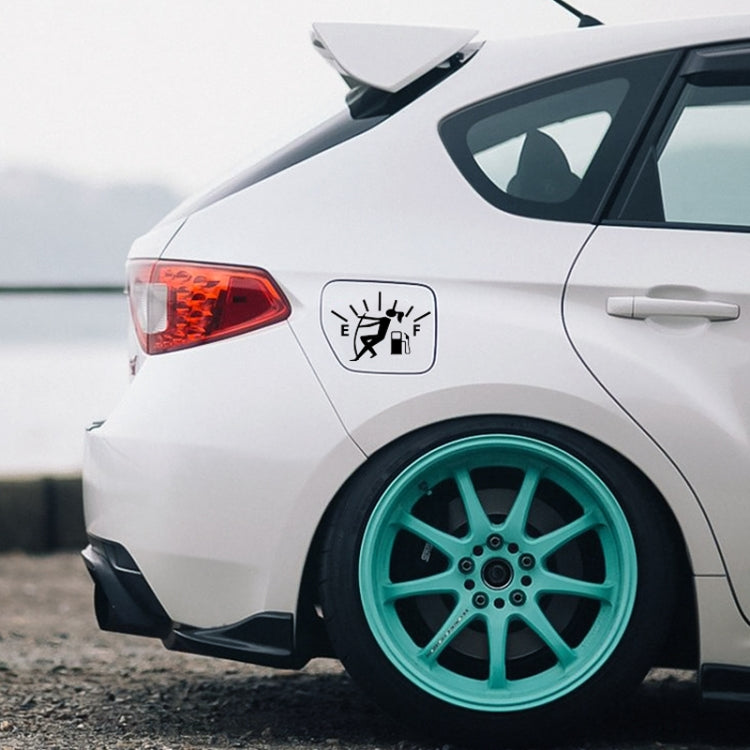 Female Pull Fuel Tank Pointer To Full Hellaflush Reflective Vinyl Car Sticker