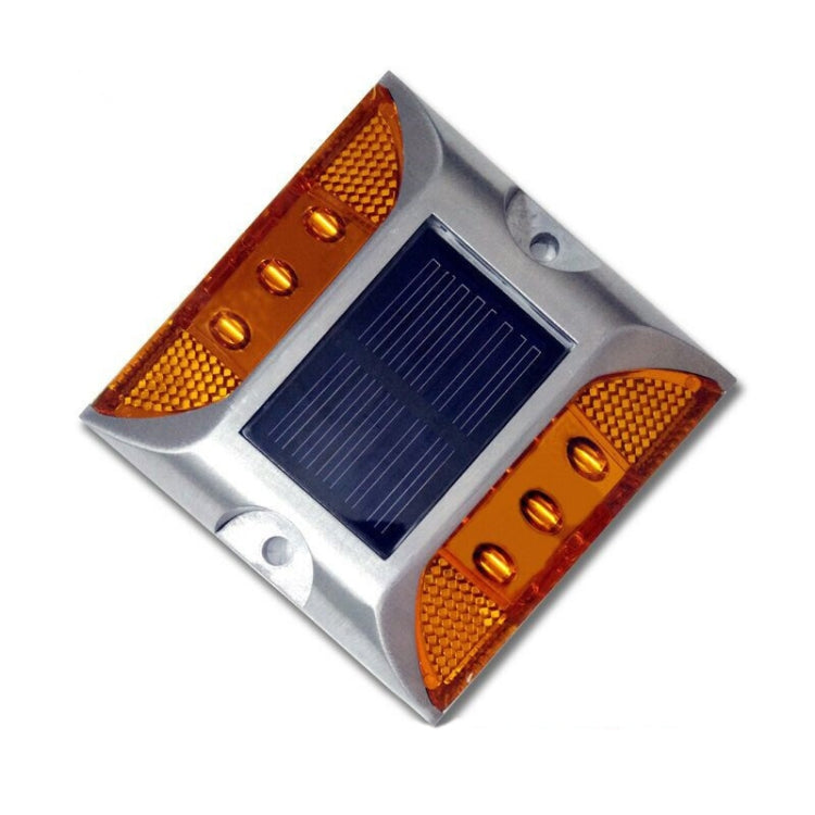 Solar Square Road Stud Light Car Guidance Light Road Deceleration Light, Flashing Bright Version
