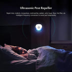 Ultrasonic Outdoor Animal Repellent, EU Plug