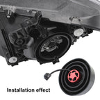 1 Pair C-1 Universal Headlight Soft Silicone Dust Cover