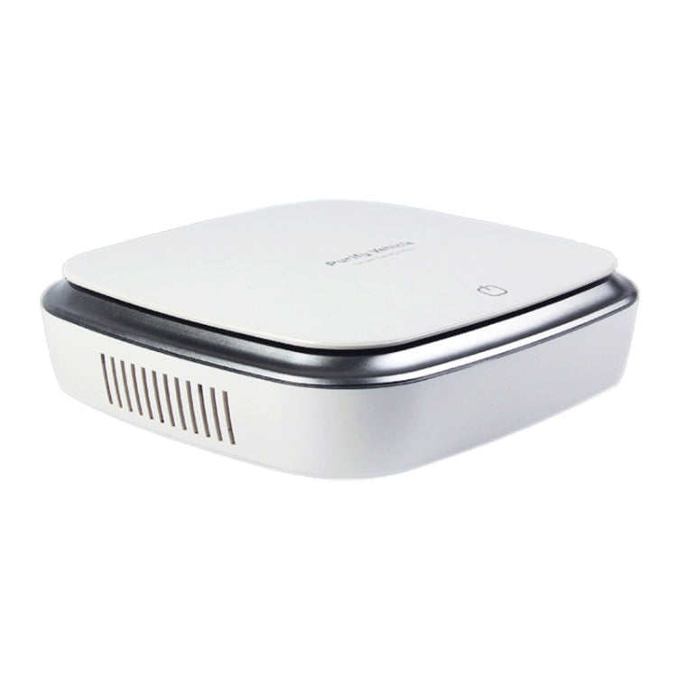 Car Solar Energy Negative Ion Smart USB Air Purifier — XJ-005 (Black)
