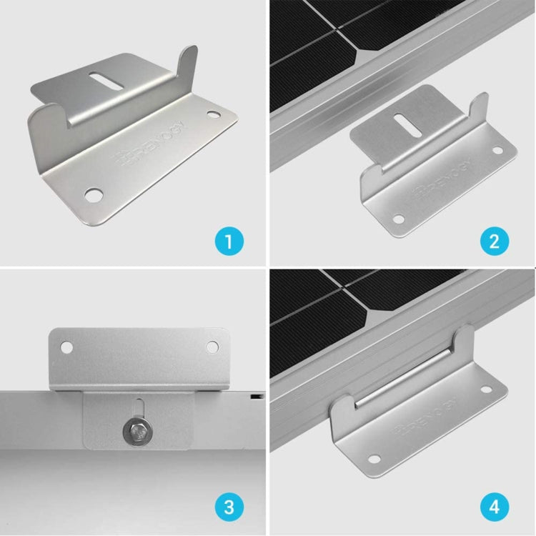 Outdoor RV Solar Panel Aluminum Alloy Bracket