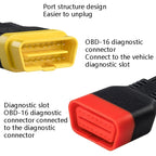 SF62 60cm Car Detector OBD Extension Line Car Computer Conversion Plug Male to Female Adapter Cable