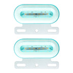 2 PCS 24V 12LED Car Oval Side Lamp