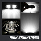 For UTV ATV Polaris RZR Golf Cart Motorcycle LED Guard Bar Light