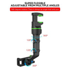 1st Generation Multifunctional Car Rearview Mirror Rear Seat Mobile Phone Holder — Green
