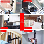 1st Generation Multifunctional Car Rearview Mirror Rear Seat Mobile Phone Holder — view 7