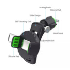 Multifunctional Car Air Conditioner Air Outlet Phone Holder — Black