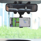 Car Rear Mirror Navigation Phone Holder — view 9