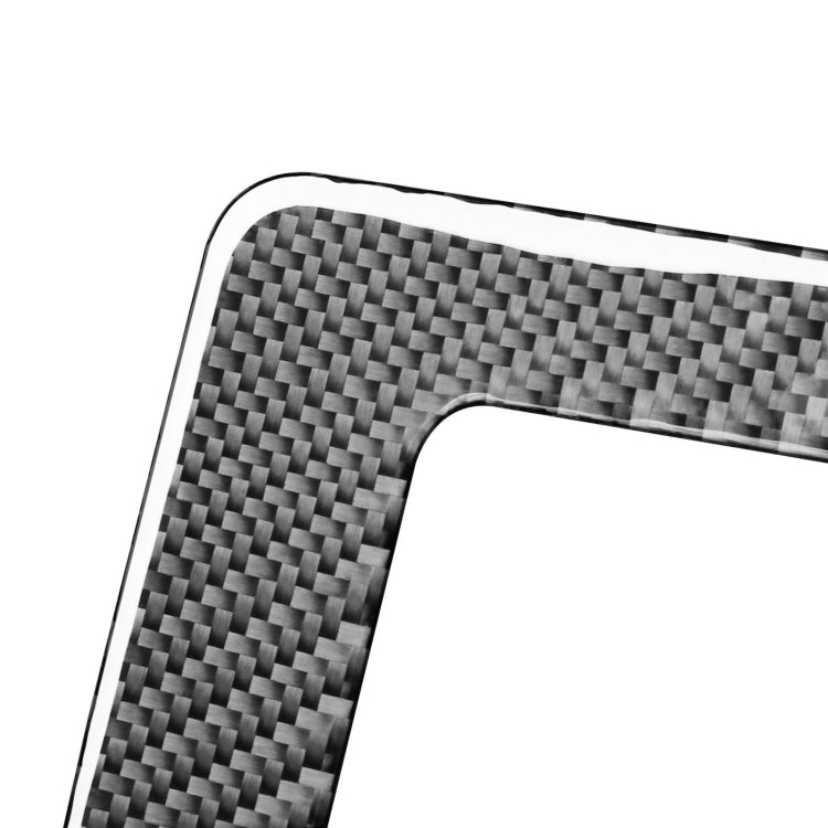 Car Carbon Fiber Driver Left Storage Cover Decorative Sticker for Toyota Highlander 2014-2019, Left Drive — view 3