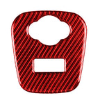 Car Carbon Fiber Cigarette Lighter Cover Decorative Sticker for BMW Mini Cooper F56 F55 F57, Left and Right Drive Universal