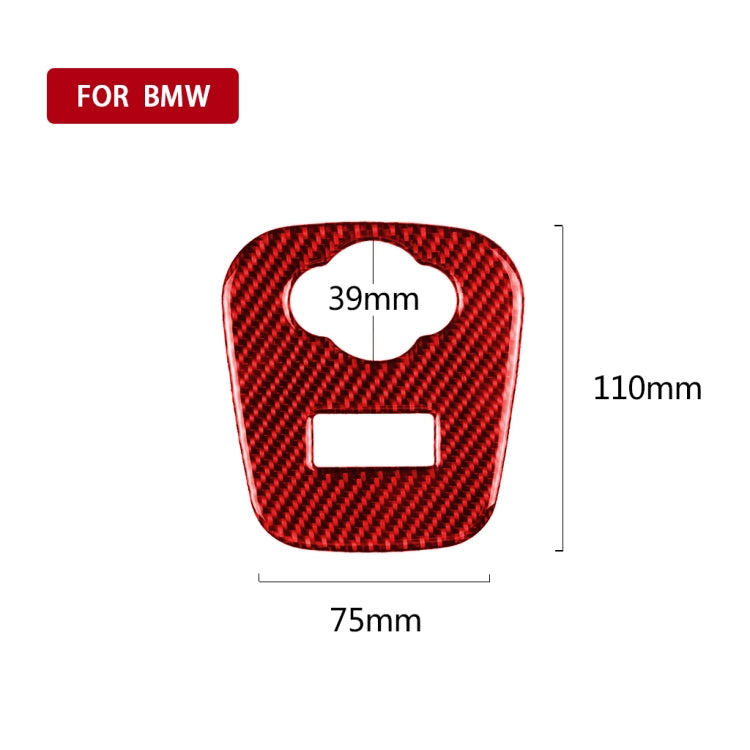 Car Carbon Fiber Cigarette Lighter Cover Decorative Sticker for BMW Mini Cooper F56 F55 F57, Left and Right Drive Universal