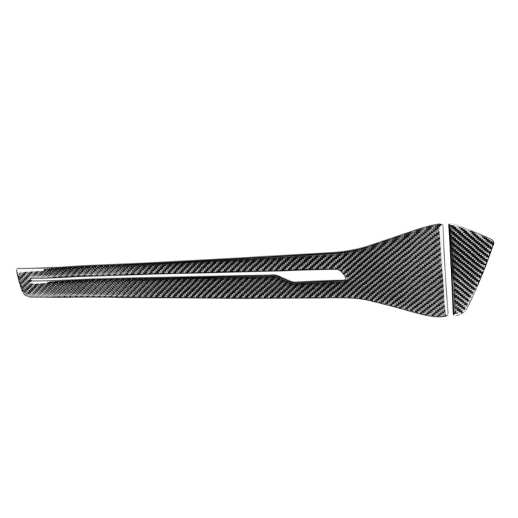 Car Carbon Fiber Central Control Decorative Sticker for Audi A6L / A7 2019-, Right Drive, Right Drive