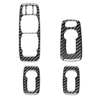 Car Carbon Fiber Window Lift B Decorative Sticker for Volvo XC90 2008-2014, Left Drive, Window Lift B, Left Drive