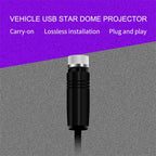 Car USB Star Dome Projector Hose Light, Constantly Bright Version