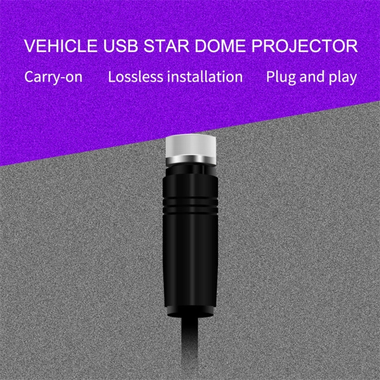 Car USB Star Dome Projector Hose Light, Constantly Bright Version