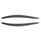 2 PCS / Set Carbon Fiber Car Lamp Eyebrow Decorative Sticker for BMW E92 / E93 2006-2012, Drop Glue Version