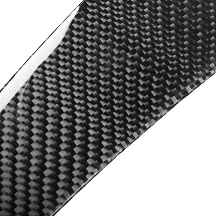 2 PCS / Set Carbon Fiber Car Lamp Eyebrow Decorative Sticker for Infiniti Q50 2014-2019, Drop Glue Version