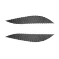 2 PCS / Set Carbon Fiber Car Lamp Eyebrow Decorative Sticker for Honda Civic 2001-2003, Drop Glue Version