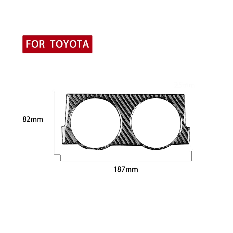 Carbon Fiber Car Four-wheel Drive Switch Panel Decorative Sticker for Toyota 4Runner 2010-2020 — Four-wheel Drive Switch Panel