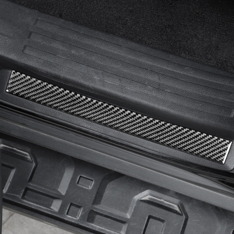 4 PCS / Set Carbon Fiber Car Outer Threshold Decorative Sticker for Toyota 4Runner 2010-2020