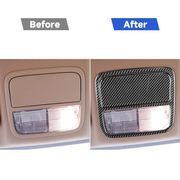 2 PCS / Set Carbon Fiber Car Front Reading Light Panel Decorative Sticker for Honda CRV 2007-2011, Left and Right Drive Universal — view 6