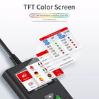 YA206 Car Code Reader OBD2 Fault Detector Diagnostic Tool