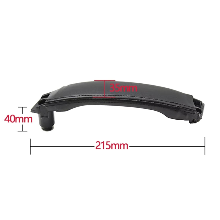 For Land Rover Discovery 2015-2019 Car Leather Texture Inside Door Left Handle, Left and Right Driving