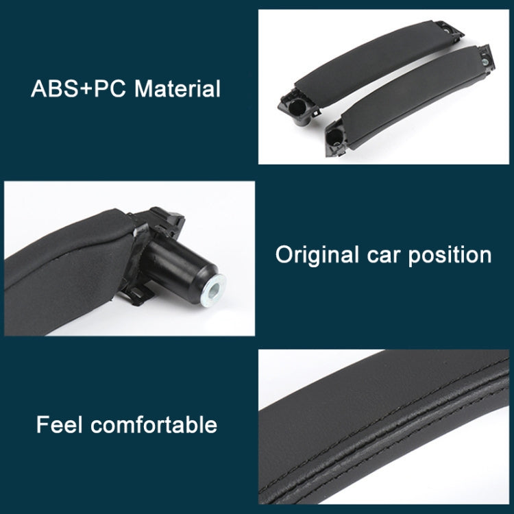 For Land Rover Discovery 2015-2019 Car Leather Texture Inside Door Left Handle, Left and Right Driving