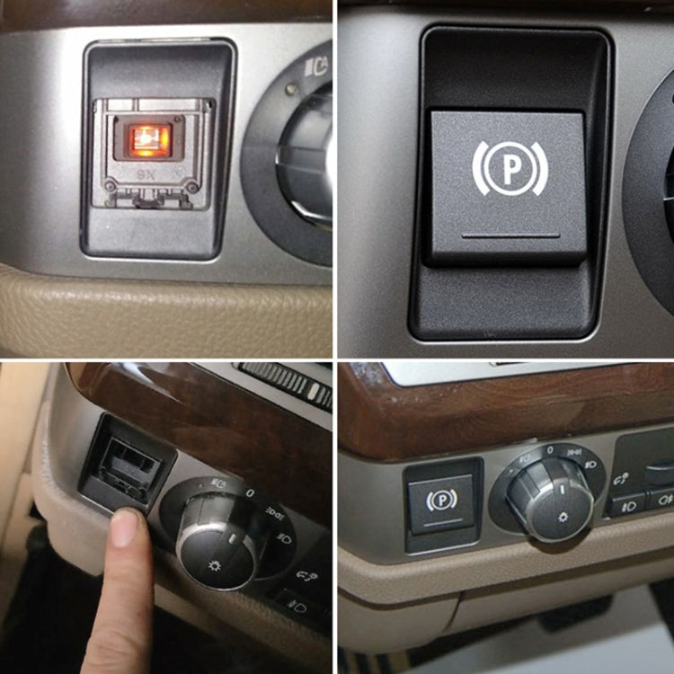 Auto Parking Switch Cover Handbrake P Key Button 6131 6949 933-1, For BMW 7 Series