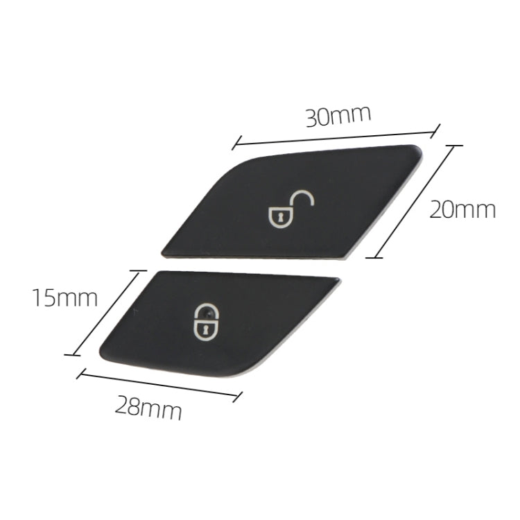 For Mercedes-Benz E-Class 2016-2021 Left Driving Car Left Side Door Lock Switch Buttons 2059055251 — Black