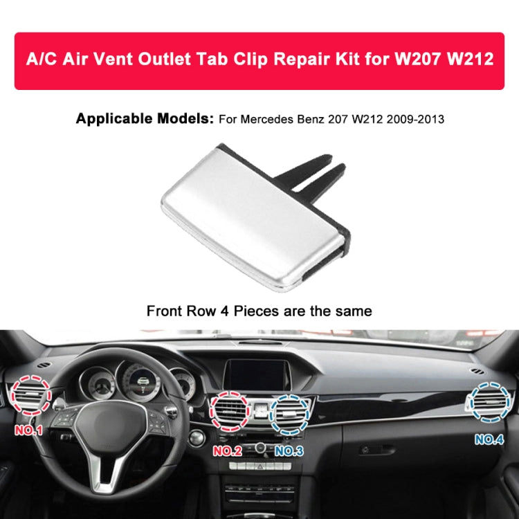 Car Air Conditioning Exhaust Switch Paddle Air Conditioning Leaf Clip 212 830 0154 9116, For Mercedes-Benz W212 2009-2013