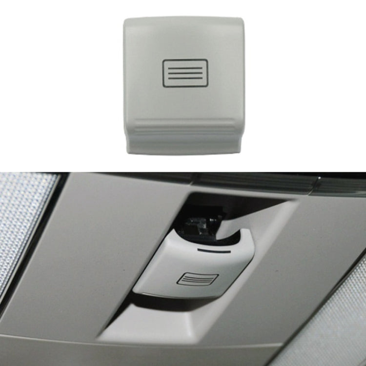 For Mercedes-Benz W221 2006-2013 Left Driving Car Sunroof Switch Button Dome Light Button — For Mercedes-Benz W221(Black)