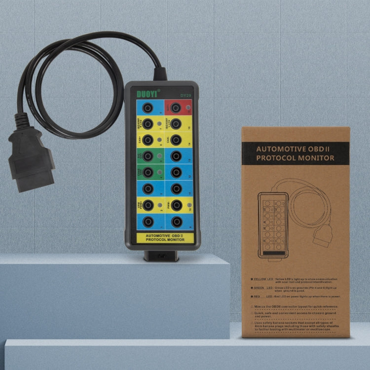 DUOYI DY29 Car OBD2 Diagnostic Protocol Detector Tester — view 11