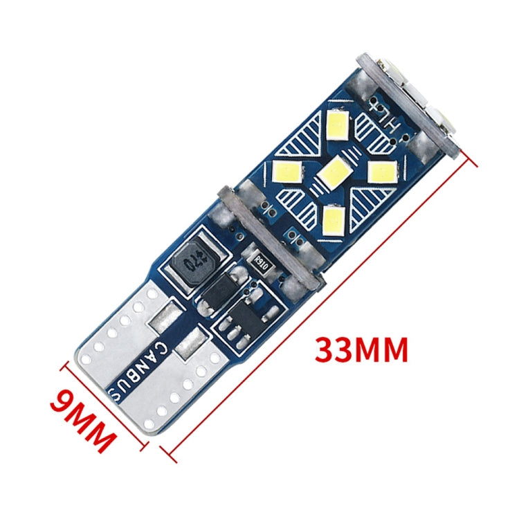 DC12V / 2.52W / 0.21A / 900LM Car Clearance Light with Decoding, 4pcs T10