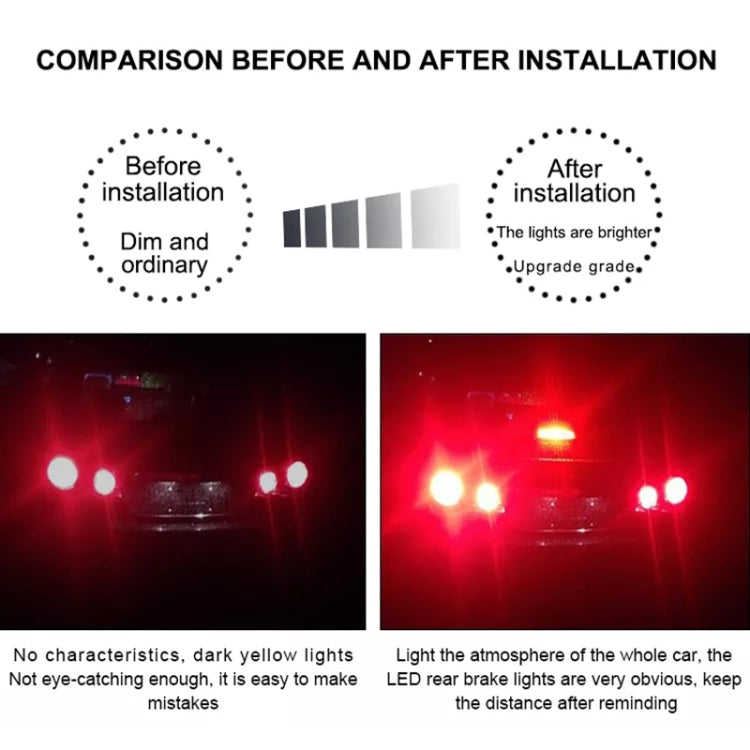 2pcs 7440 IC12-28V / 16.68W / 1.39A Car 3020EMC-26 Constant Current Wide Voltage Turn Signal Light