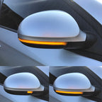 2pcs For Volkswagen Golf 5 MK5 2003-2008 Car Dynamic LED Turn Signal Light Rearview Mirror Flasher Water Blinker
