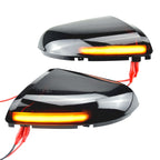1 Pair For Dodge Ram 1500 2009-2018 Car Dynamic LED Turn Signal Light Rearview Mirror Flasher Water Blinker — view 5