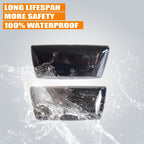 2pcs For Chevrolet Cruze 2009-2014 Car Dynamic LED Fender Side Light 1713423 — Transparent Black