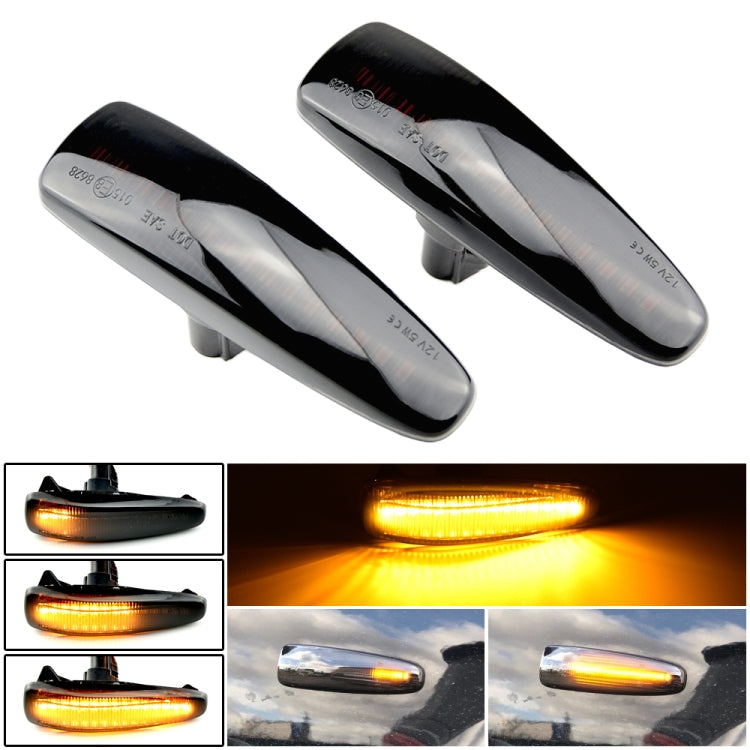 2pcs For Mitsubishi Lancer 2008-2018 Car Dynamic LED Fender Side Light