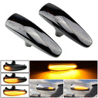 2pcs For Mitsubishi Lancer 2008-2018 Car Dynamic LED Fender Side Light