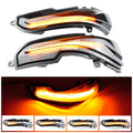 1 Pair For Infiniti Q30 2016-2019 Car Dynamic LED Turn Signal Light Rearview Mirror Flasher Water Blinker