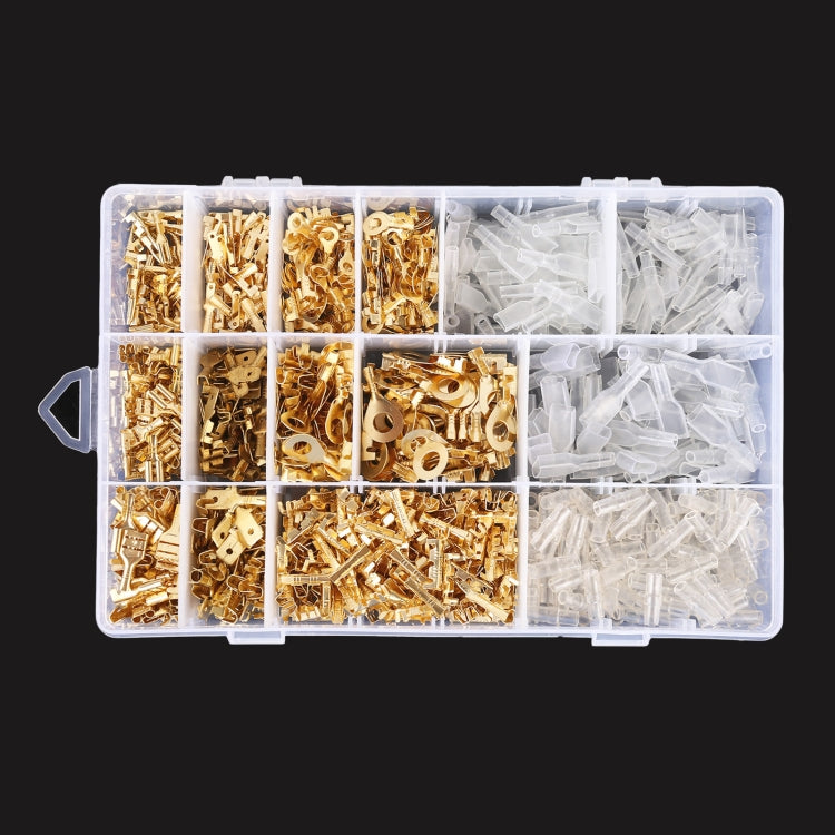 Cable Spade Plug Connector DIY Terminal Connectors, 1000 in 1