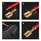 Cable Spade Plug Connector DIY Terminal Connectors, 1000 in 1