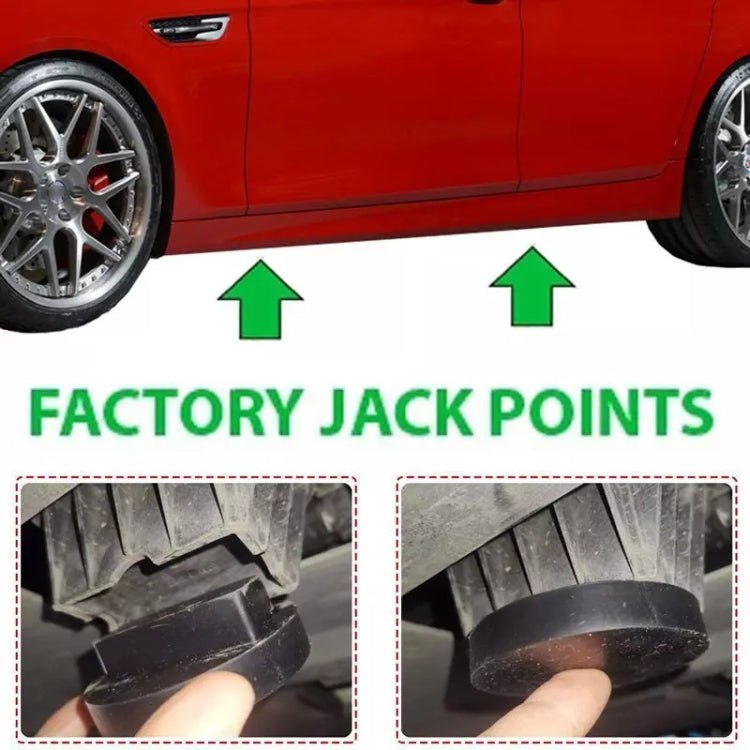 2pcs For BMW Automobile Jack Bracket Rubber Support Buffer Block