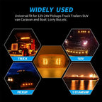 2pcs MK-106 Truck 12LEDs Side Marker Light