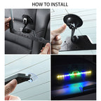 Car Triangular Light Warning Sign Solar Charging Strobe Emergency Ranger Light
